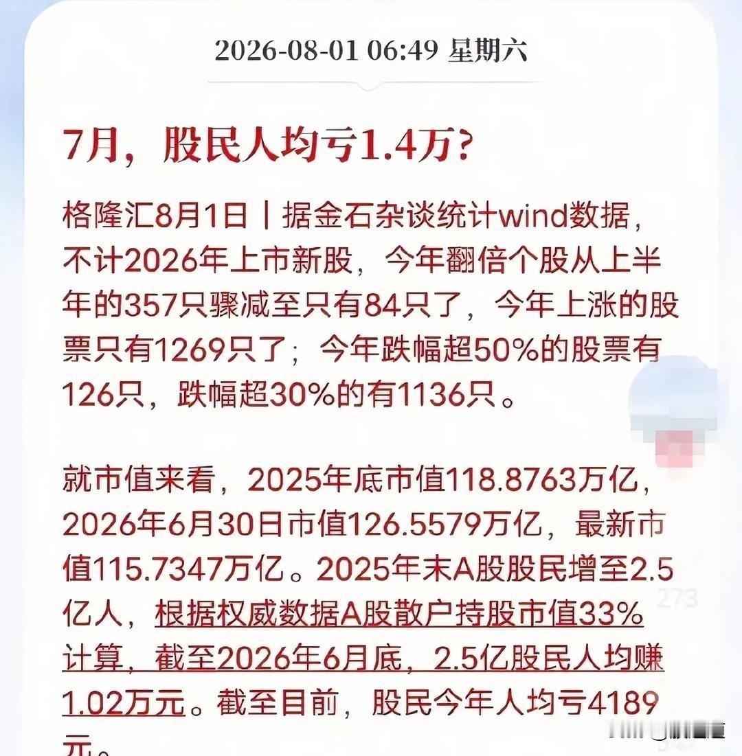 哎呦喂，刚看到个数据给我整不会了——咱们大A股民居然冲上2.5亿了！去年底不才2