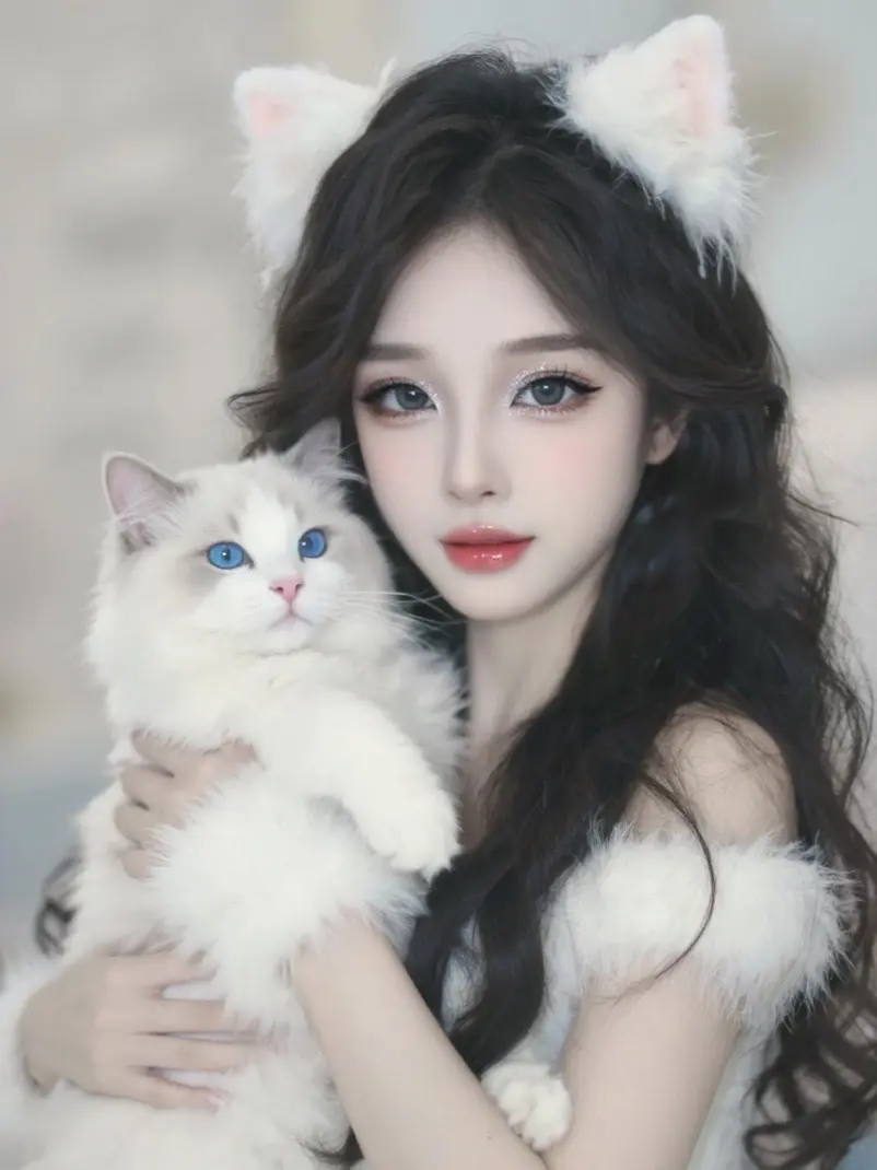 甜御妆容教程 猫系妆容教程 仙气头像 神仙妆容 甜心猫咪