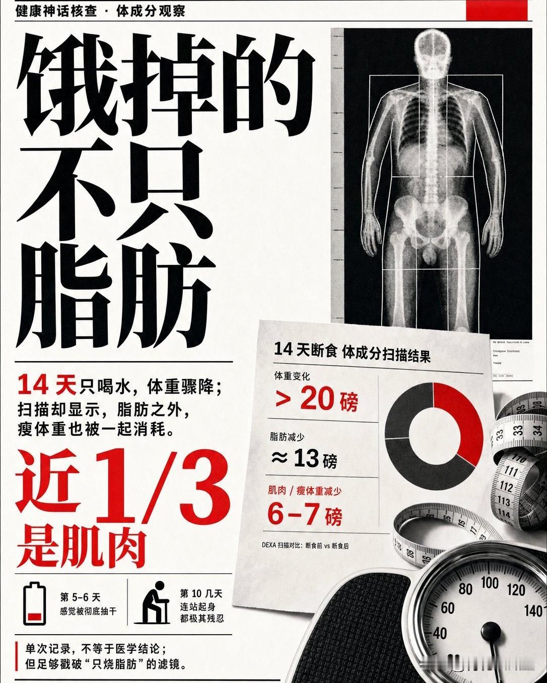 这段时间网络上一直有人鼓吹断食减肥还可以治疗各种疾病，让人头脑清醒。
海外一个网