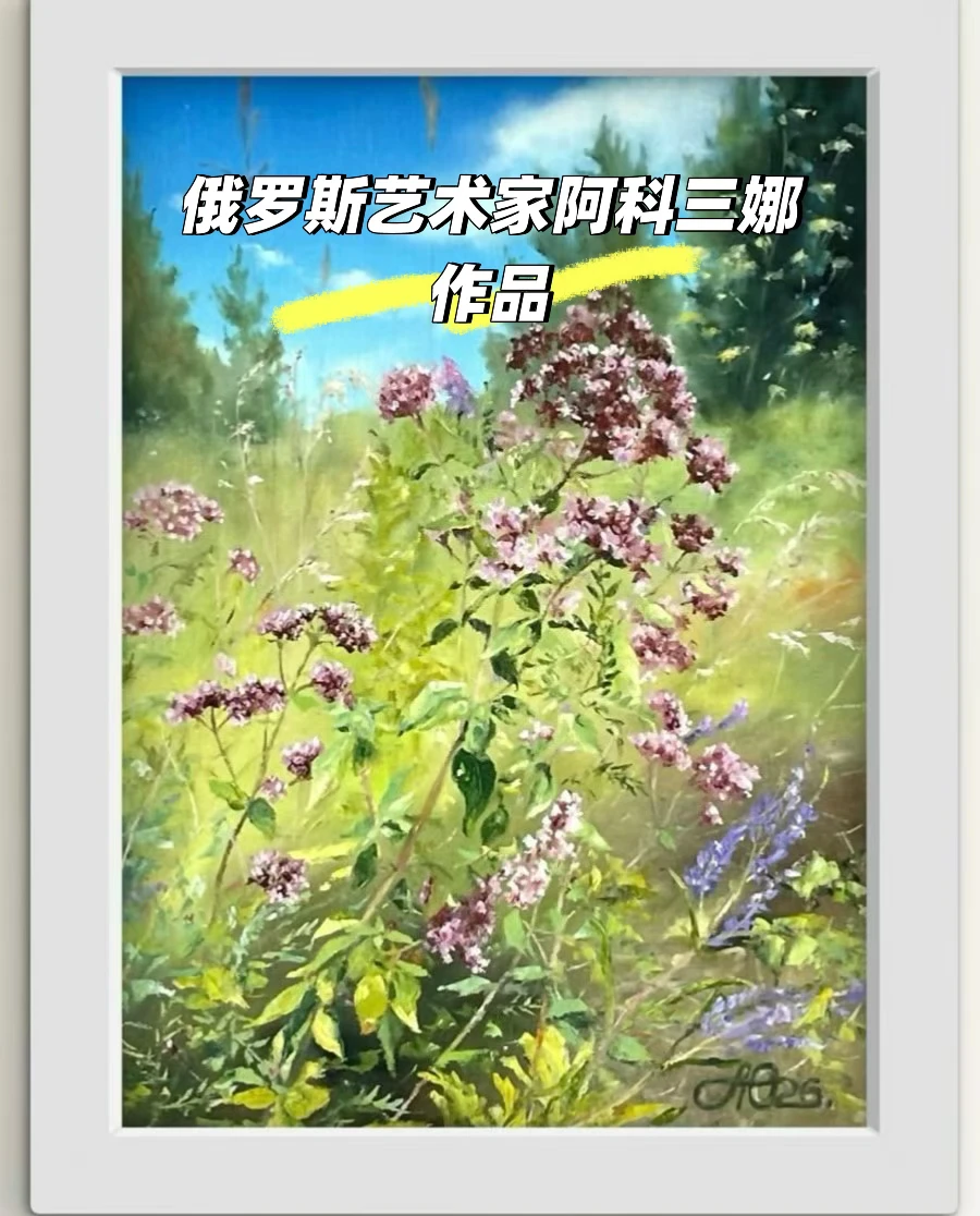 俄罗斯艺术家阿科三娜作品🌹🌹