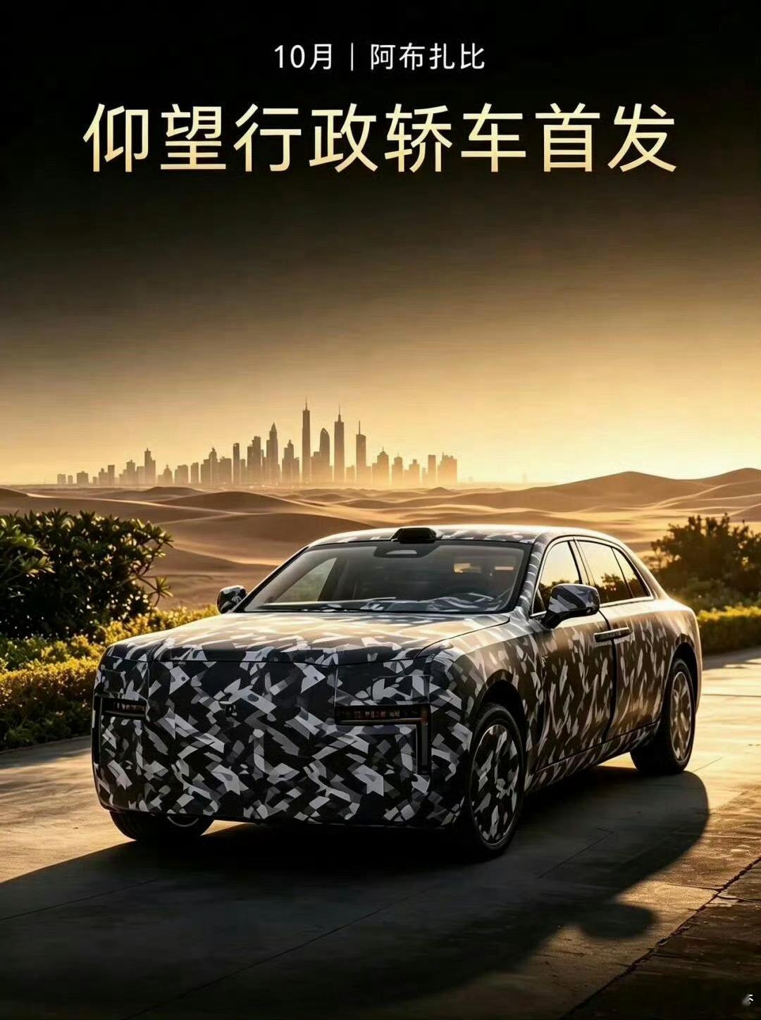 仰望早就应该推出行政轿车了，这个外形也很对！ ​​​
