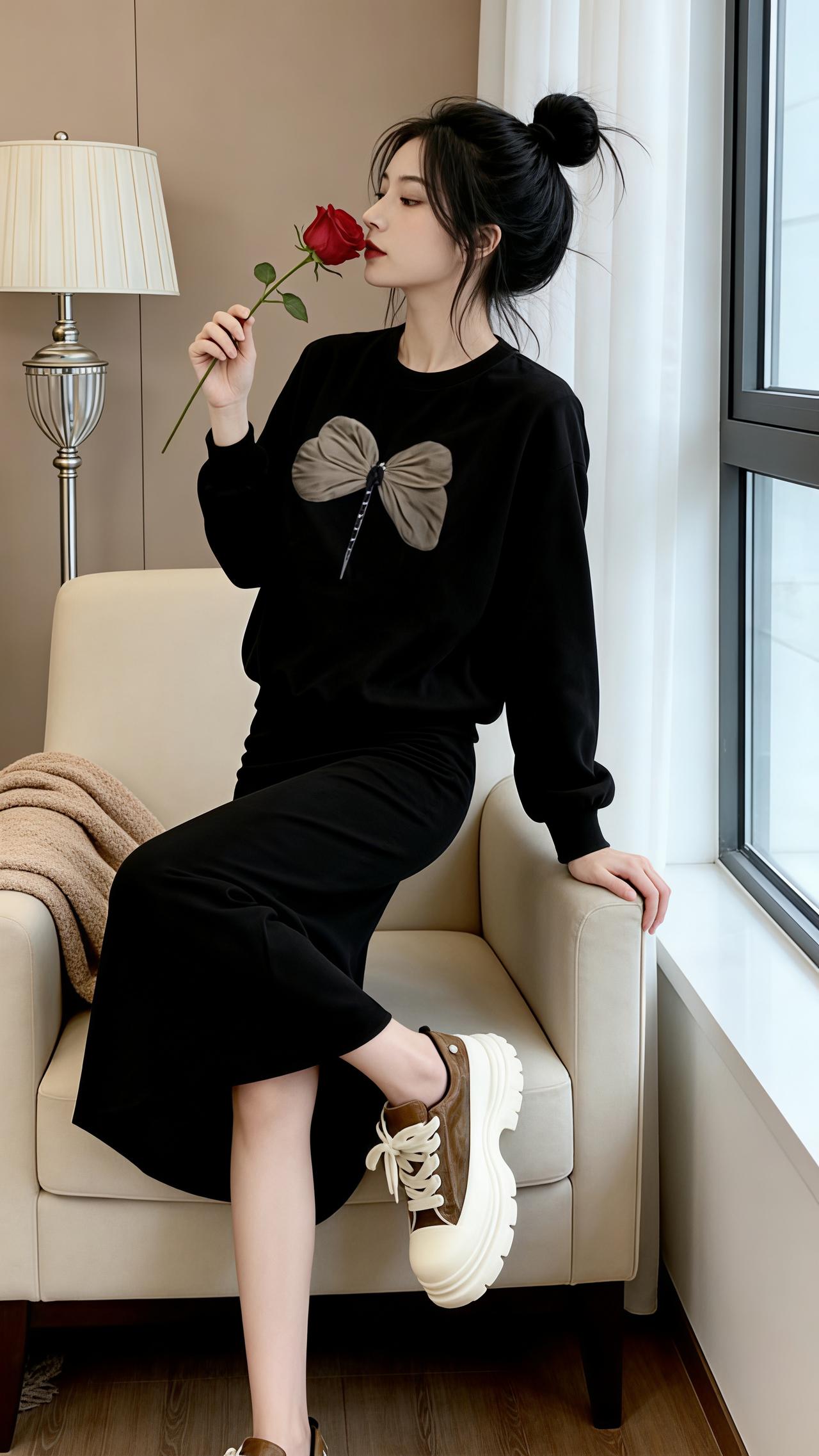 裙装穿搭 穿搭 女装穿搭 减龄气质 两件套