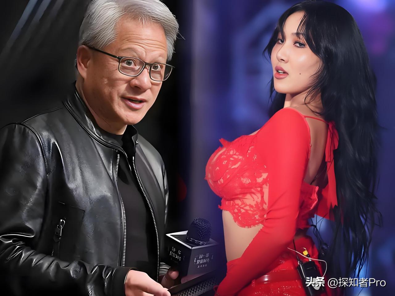 黄仁勋💞在节目中公开点名“示爱”这个美女

原来万亿的AI教父也有爱美之心，不