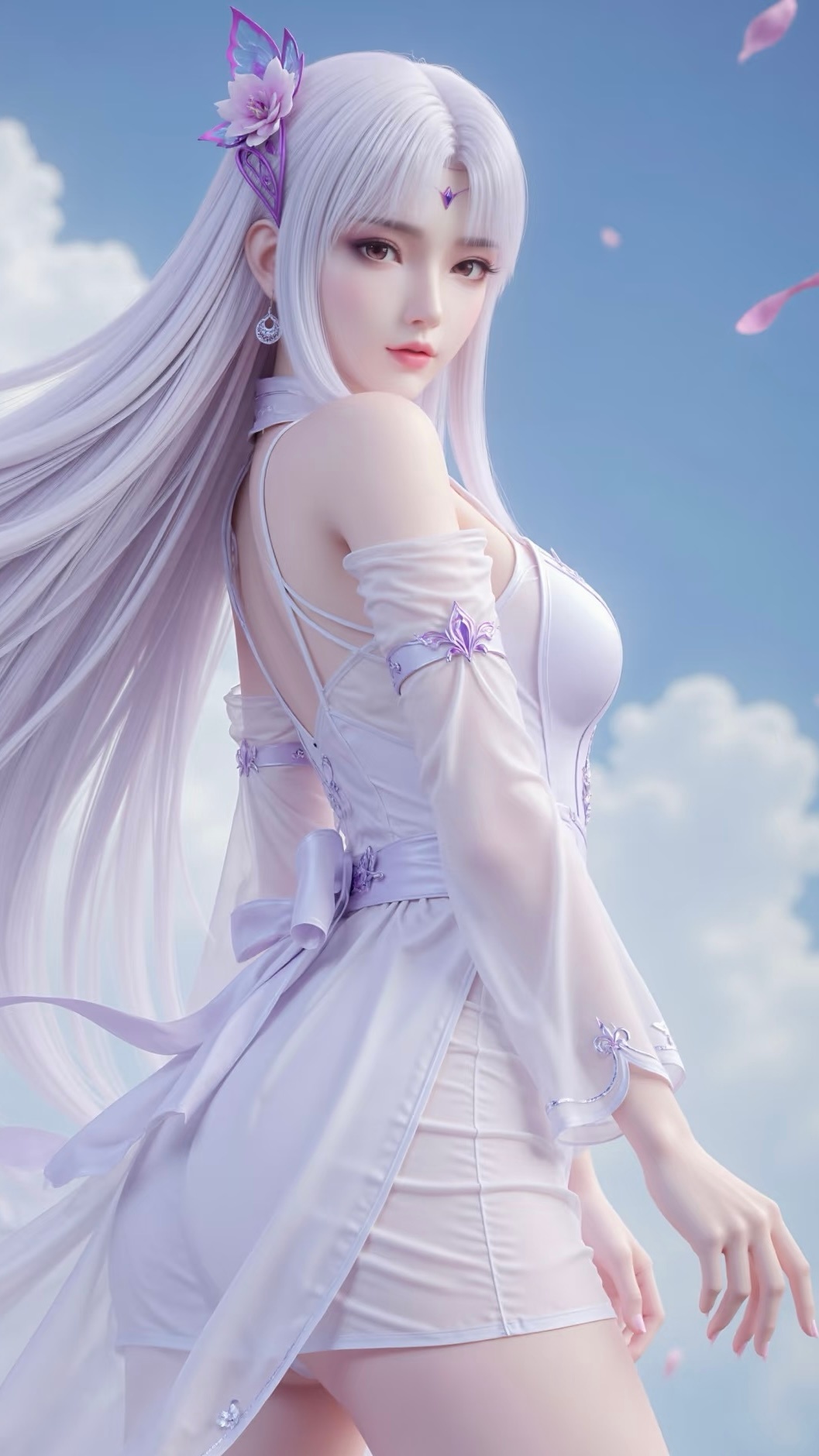 斗破苍穹  小医仙【精致美图】还是白发最有韵味！ ​​​