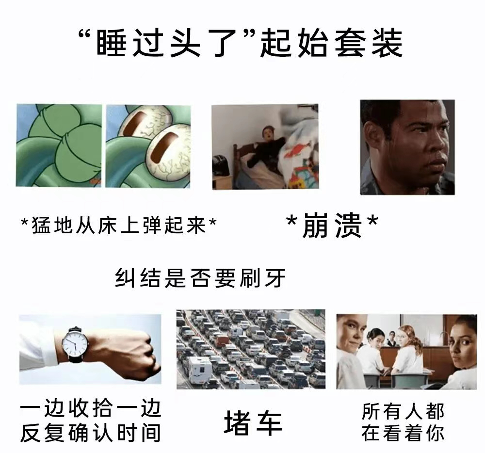 每天早上的小流程memes
