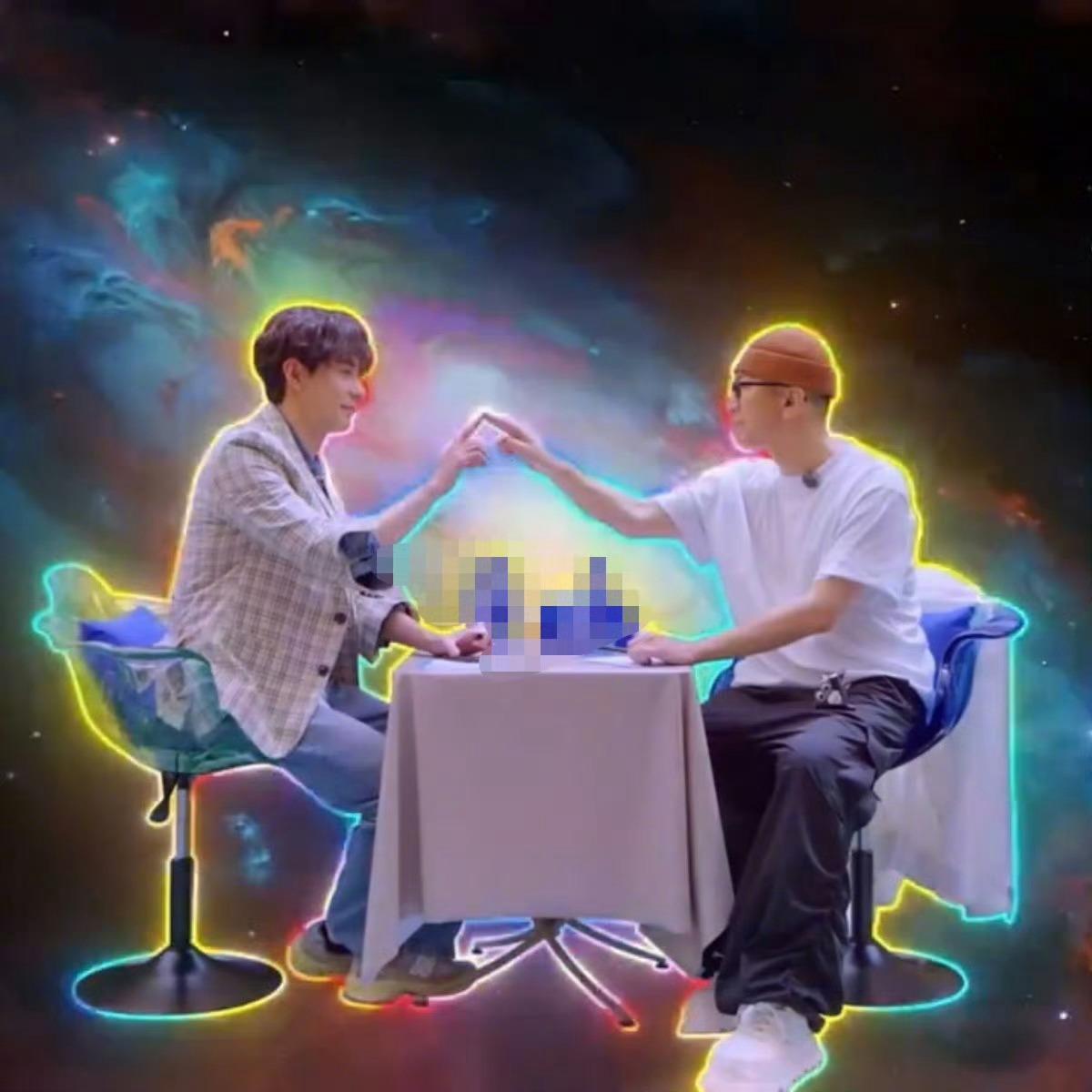 陈星旭与孙红雷缔结叶罗丽契约 这是什么手指对手指的约定，陈星旭孙红雷你俩是在缔结