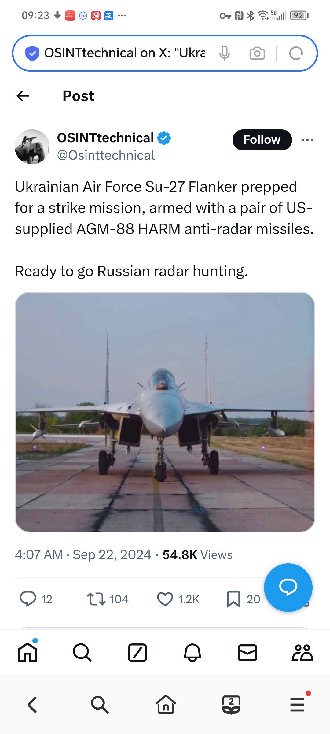 乌克兰空军苏-27 