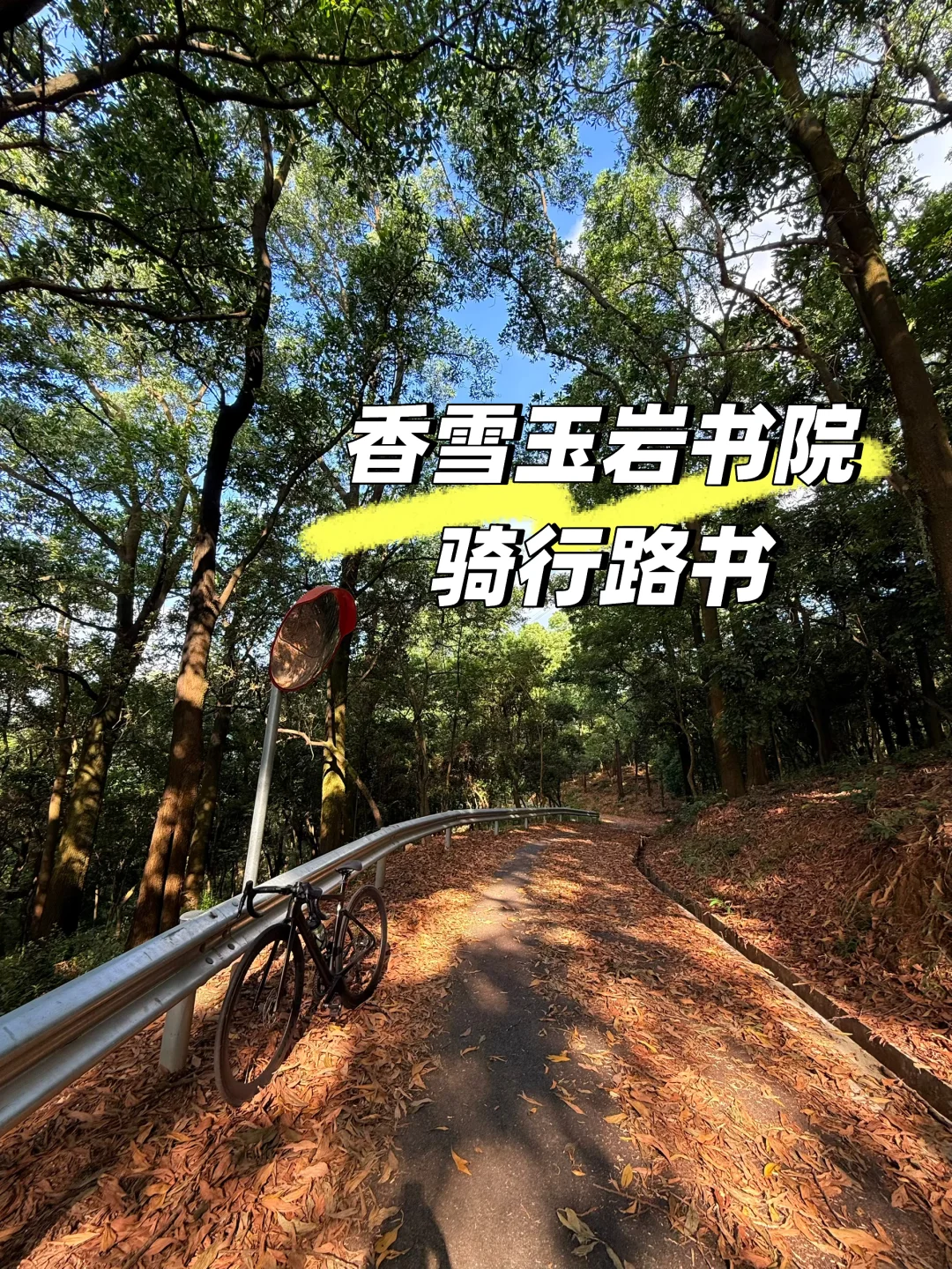 国庆骑行记录｜香雪公园后山的放坡快感