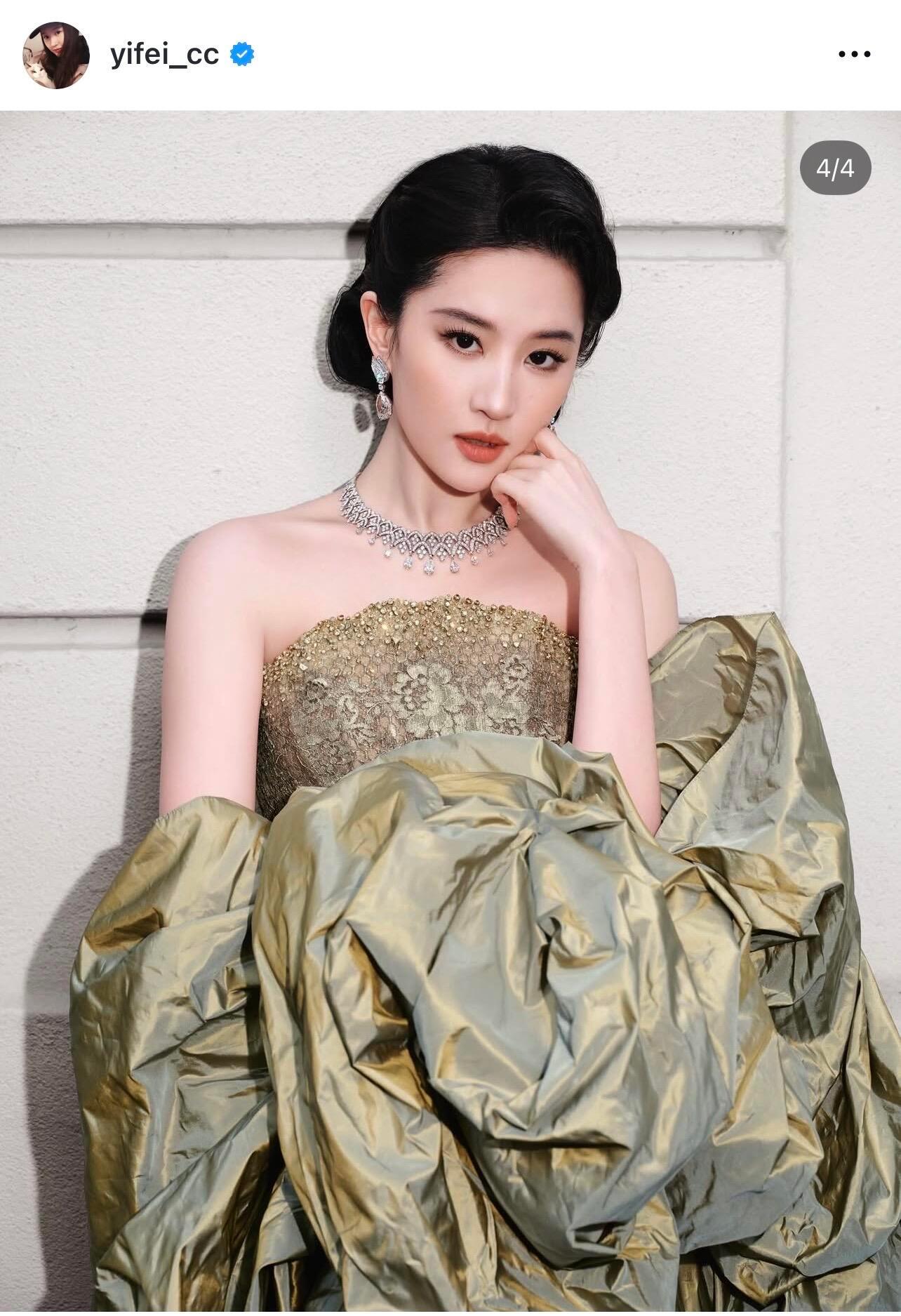 刘亦菲复古宫廷高定我心中的茜茜公主