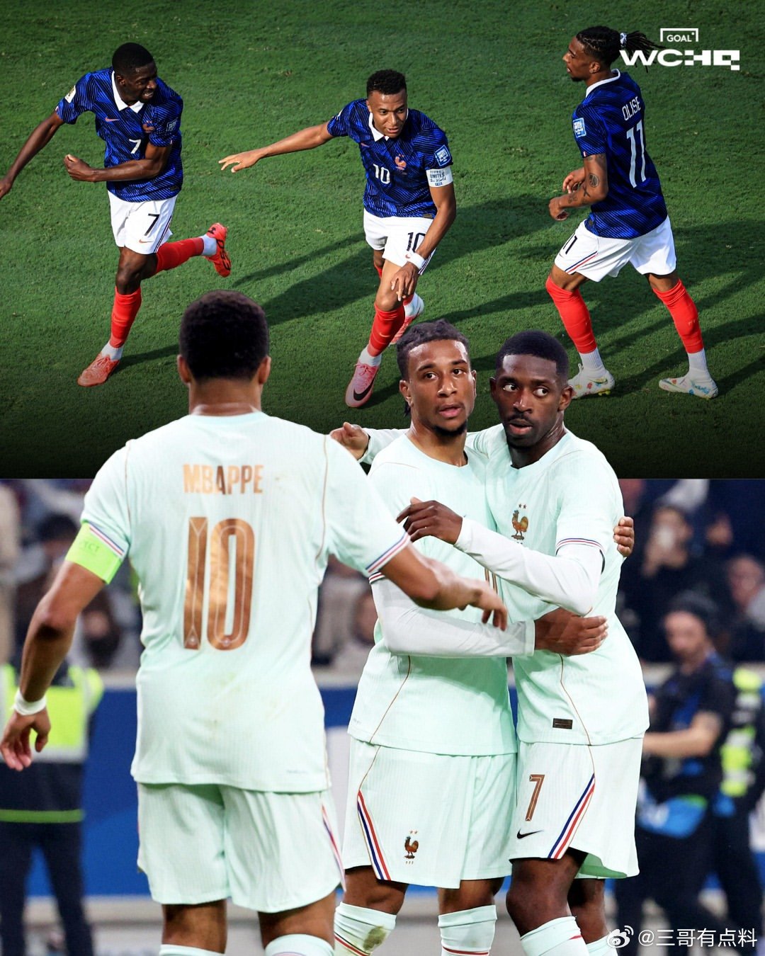 如果法国赢得世界杯，可以肯定地说，要么基利安·姆巴佩、奥斯曼·登贝莱，要么迈克尔