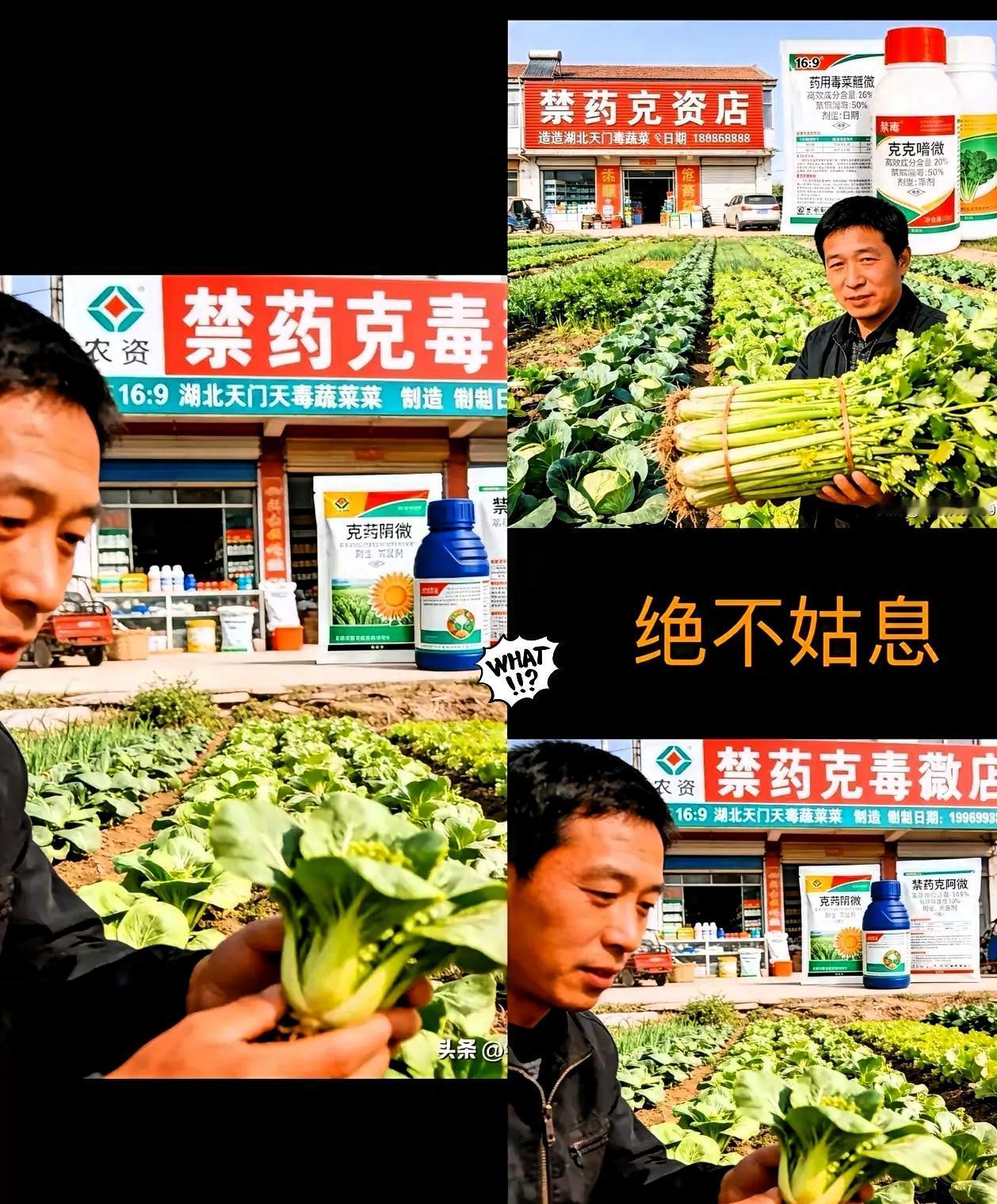 湖北天门菜农竟用禁药种菜自己一口不吃，把毒菜端上别人餐桌，这操作真的太没良心了！