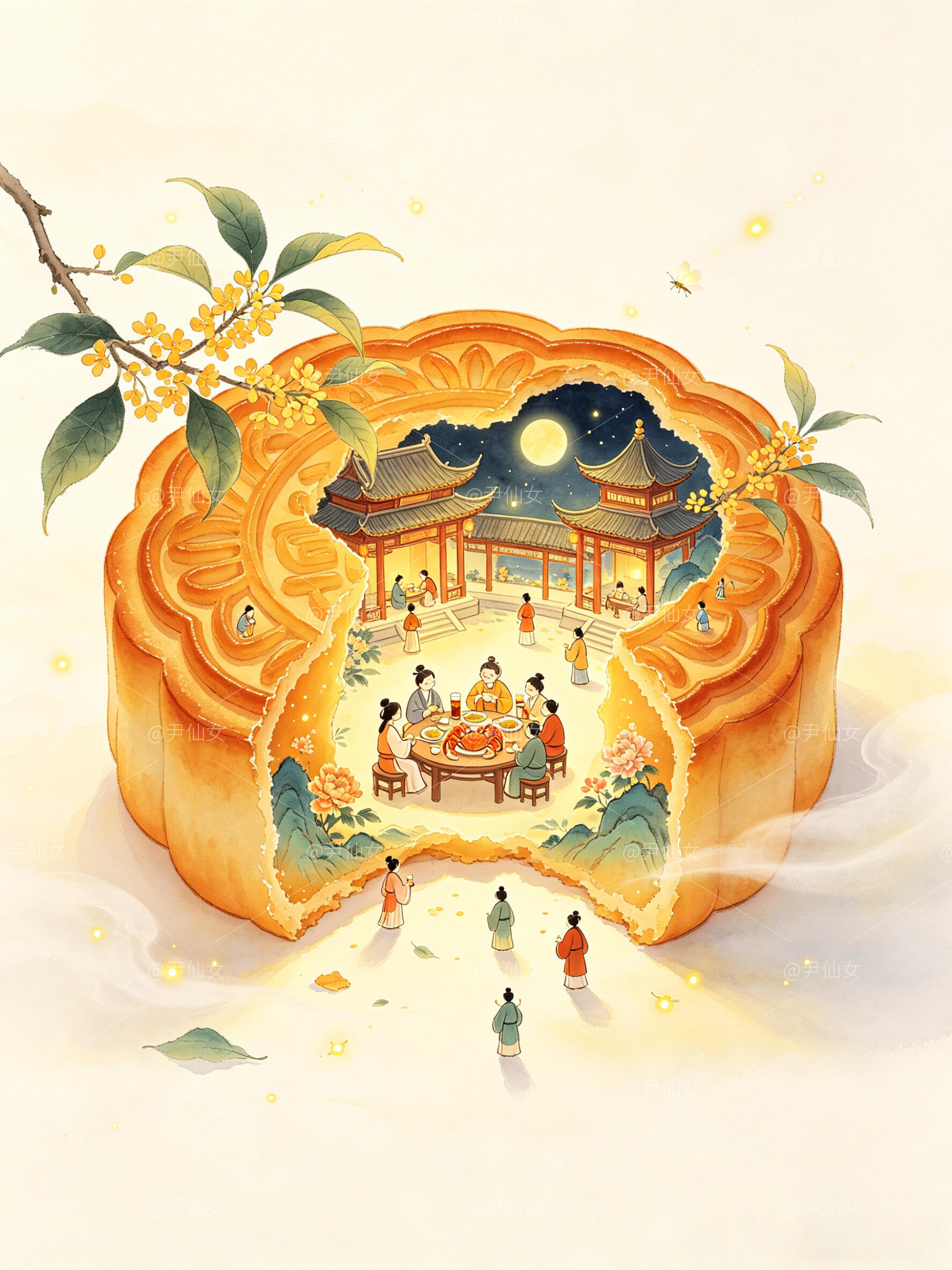 朋友圈文案 “中秋节高级文案”❶ ²⁰²⁶/₀₉.₂₅🌕🌙🐇✨🥮“秋风起