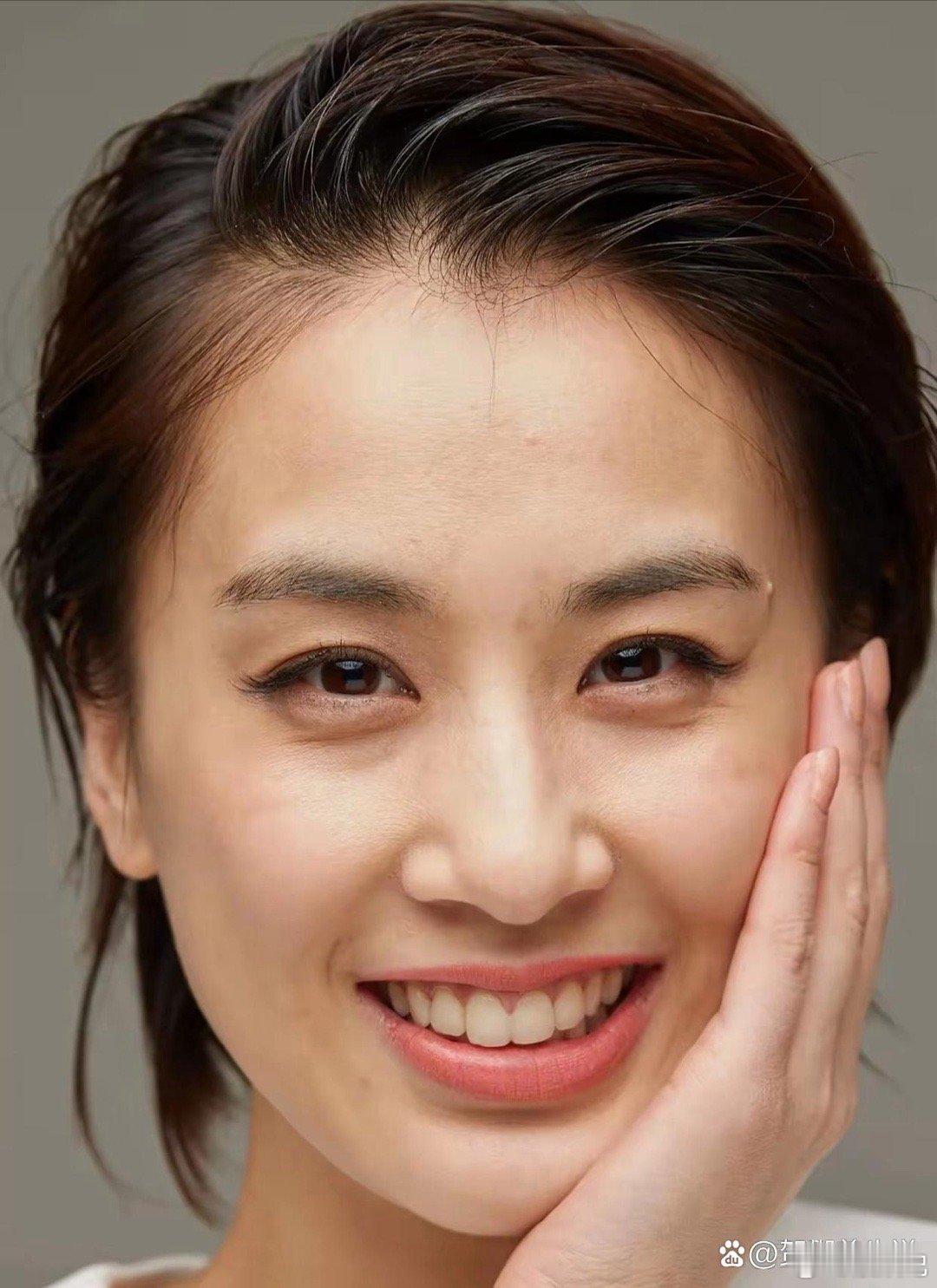 黄圣依真人颜值一般，不够柔美，有点男相，牙齿和眼睛也有问题，只在《功夫》里好看 
