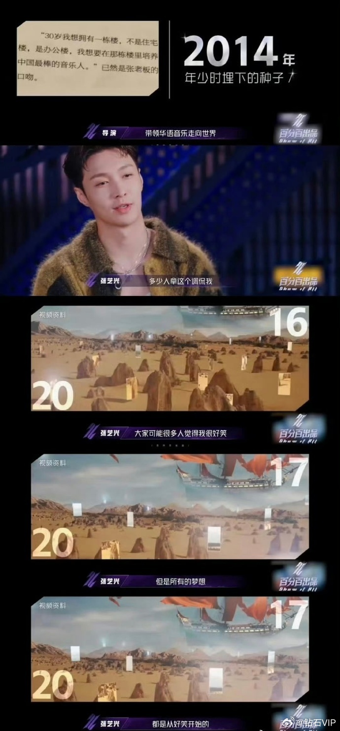 #张艺兴成为内娱李秀满的第N步##张艺兴[超话]# 张艺兴用实力证明，他不仅要做