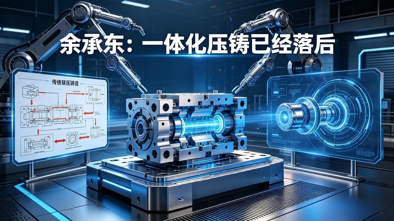 汽车圈又炸了！余承东又放“狠话”：“几千吨的一体化压铸，已经是落后技术了！”
 