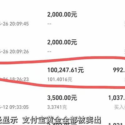 "太离奇了！"浙江温州，一男子在某付宝的银行积存金中存入10.6万余元理财，持有
