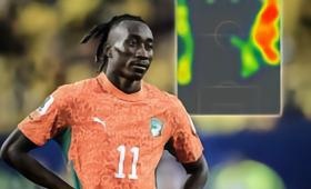 科特迪瓦在世界杯E组首轮1-0战胜厄瓜多尔的比赛中，莱比锡红牛边锋扬-迪奥曼德展