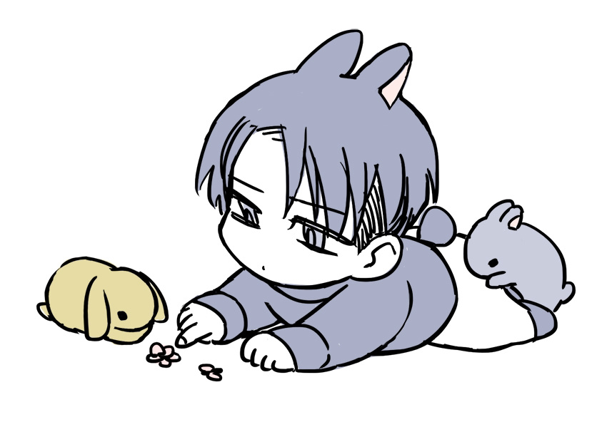 8092晚上吃小黑兔🐰 ​​​