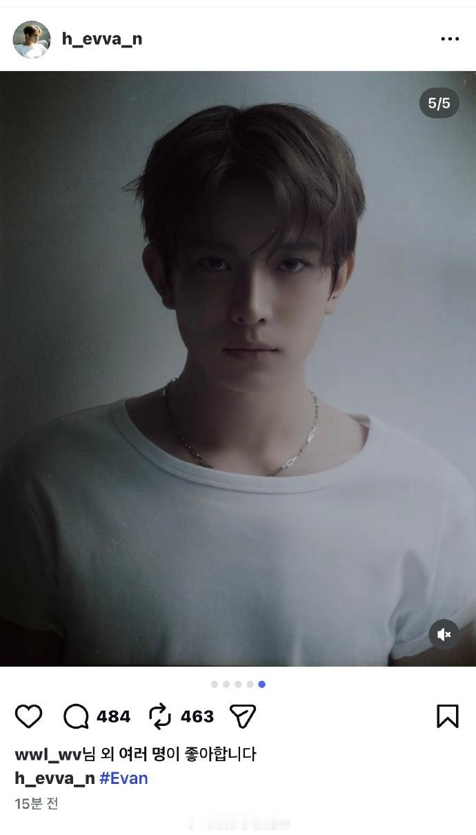 李羲承活动名Evan李羲承开通个人ins，活动名改为Evan。 