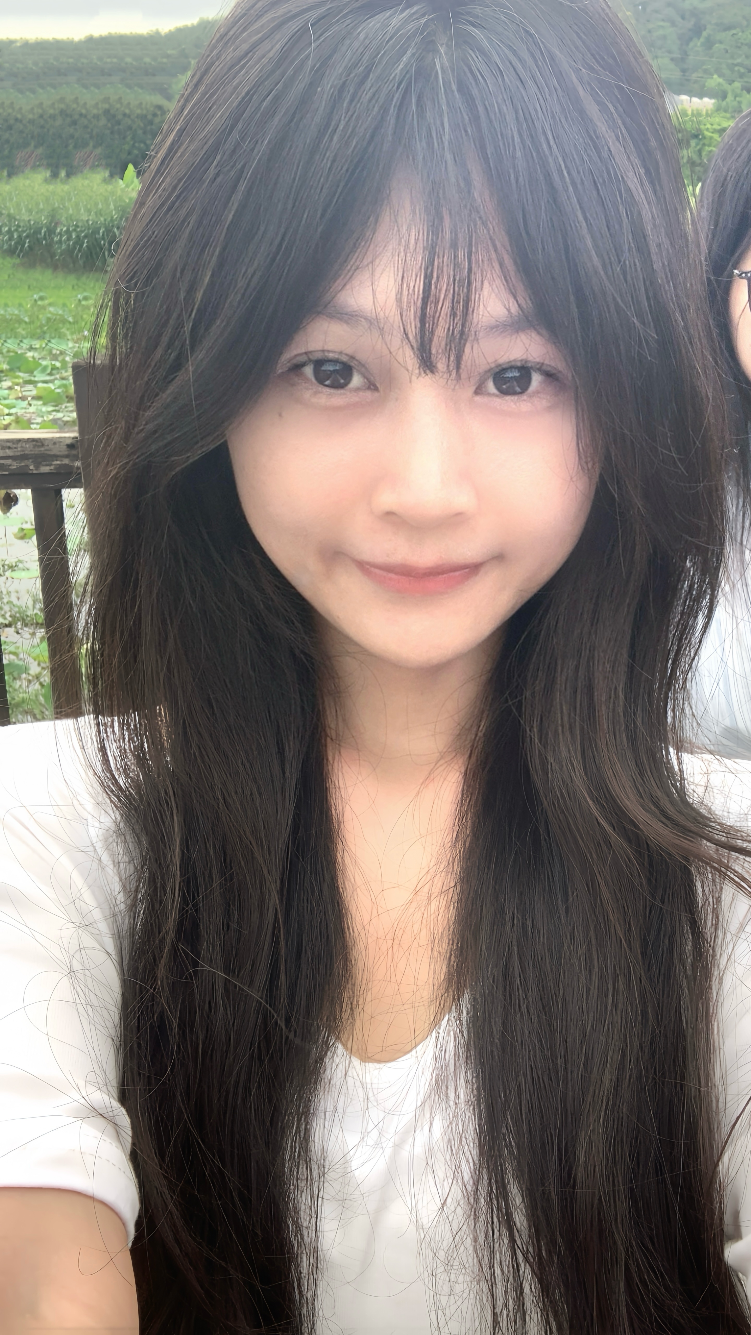 天气好热 长头发热度加倍 ​​​