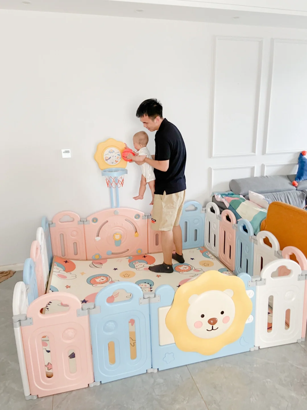 生个儿子吧‼️让他和爸爸一起打篮球⛹️‍♀️