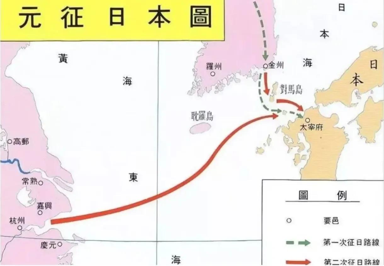 忽必烈打日本，不只为扩张，更是想“解决”南宋降兵。
 
1274年和1281年，