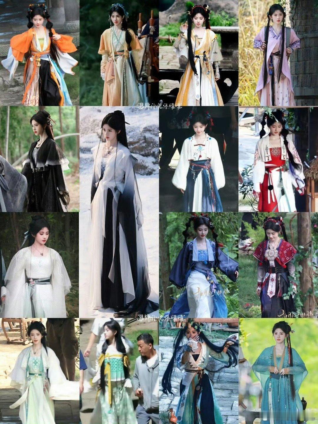 在拍古偶女主造型，谁的好看[doge] ​​​