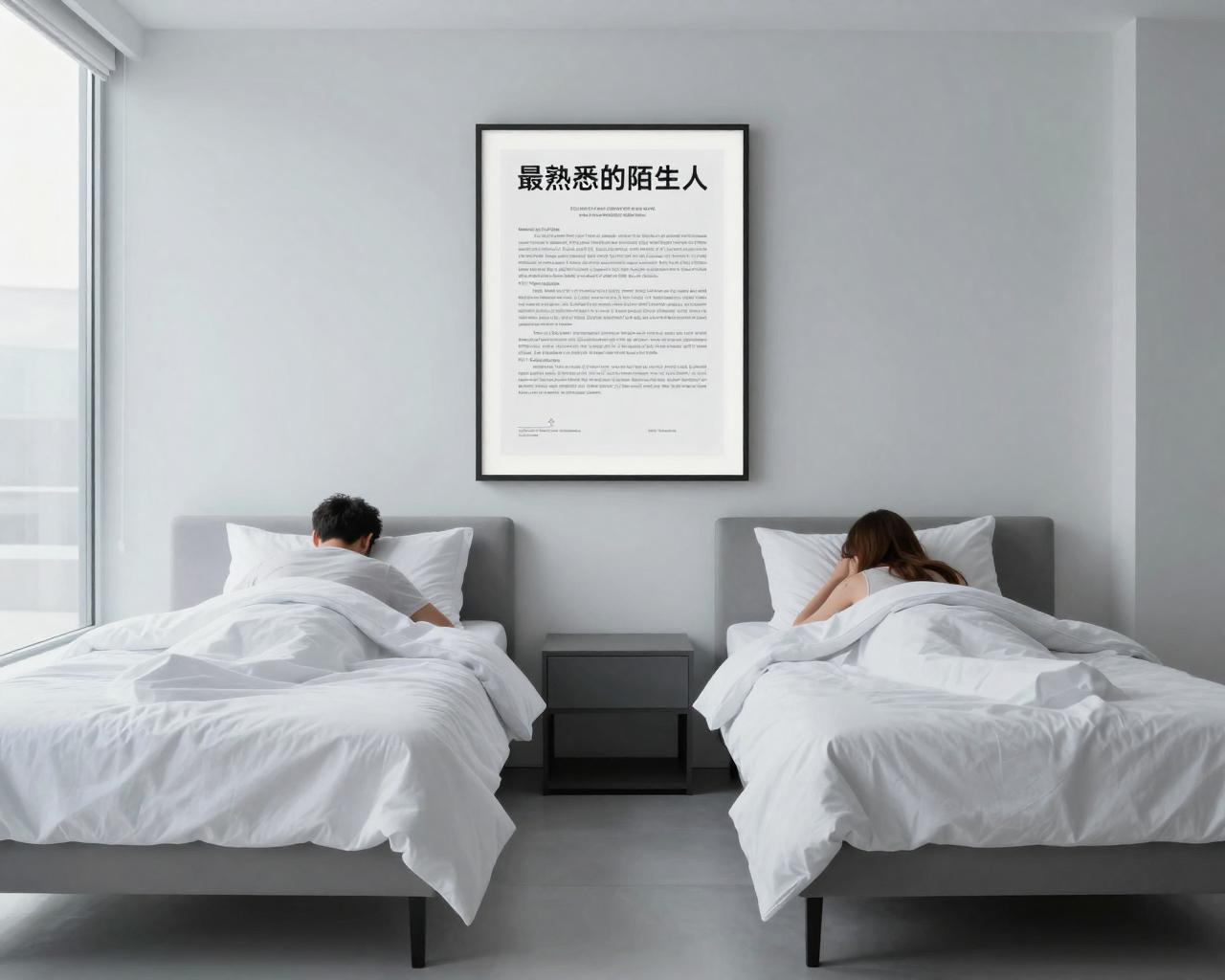 一位离婚律师说：分房三年起诉离婚，法院判了不离。
法官的理由是：分房不属于“感情