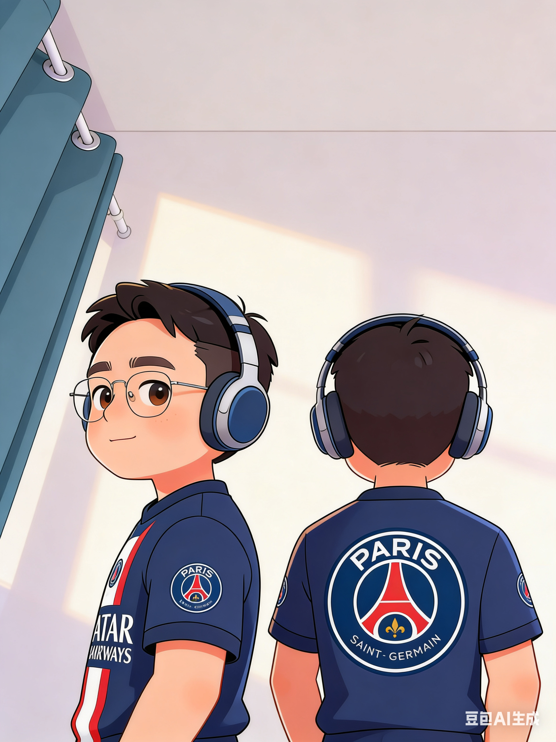 豆包生的队徽很准确了巴黎圣日耳曼