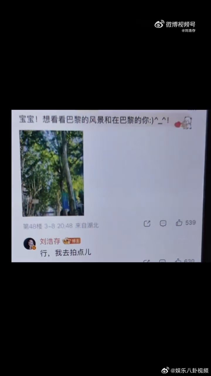 刘浩存发了答应粉丝的巴黎风景刘浩存真给粉丝拍了巴黎的风景 这个刘浩存咋这么好啊，