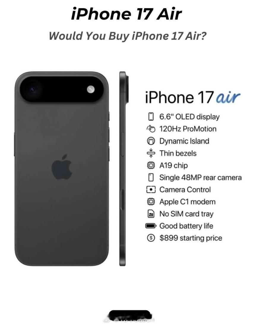 比起iPhone17Air到底有多薄，我更关心这次有没有 120Hz 屏幕刷新率