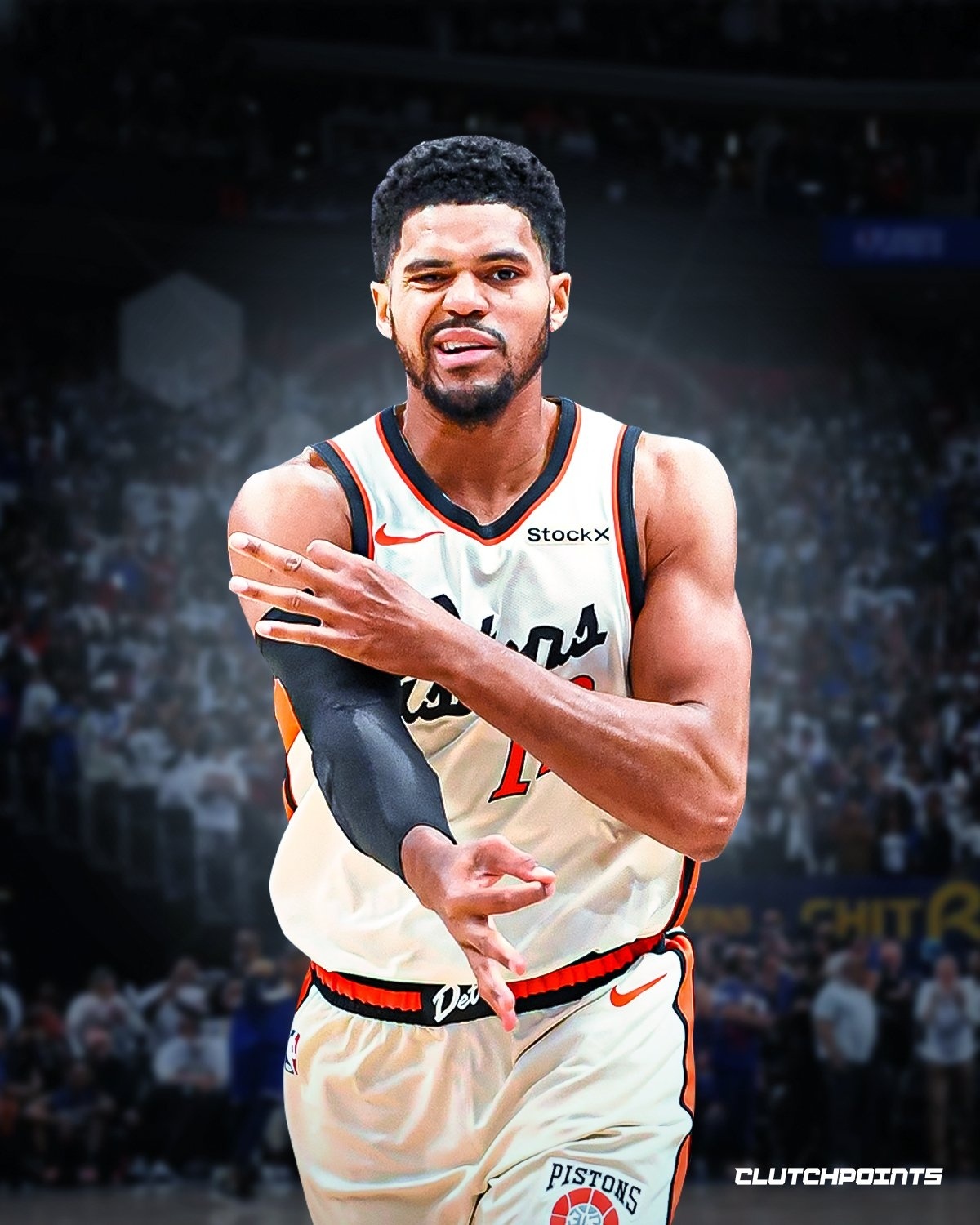 NBA 托拜厄斯·哈里斯近6场活塞队比赛数据——20分 - 8篮板 - 2抢断3