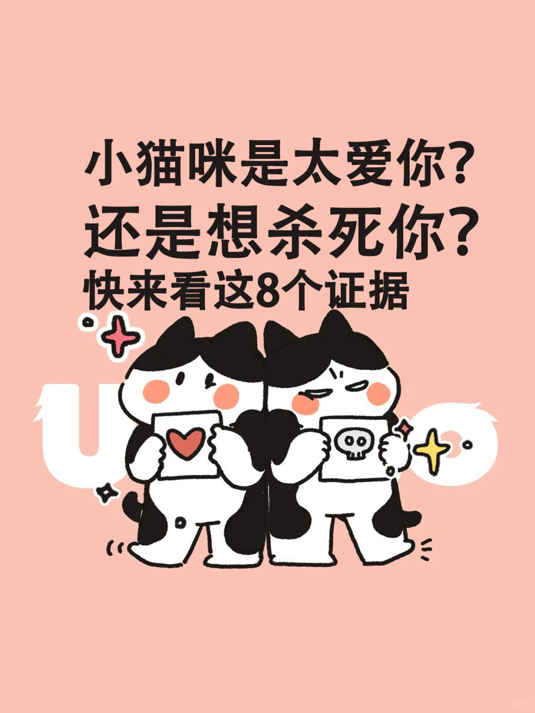 小猫咪是太爱你？还是想干掉你？真相是……