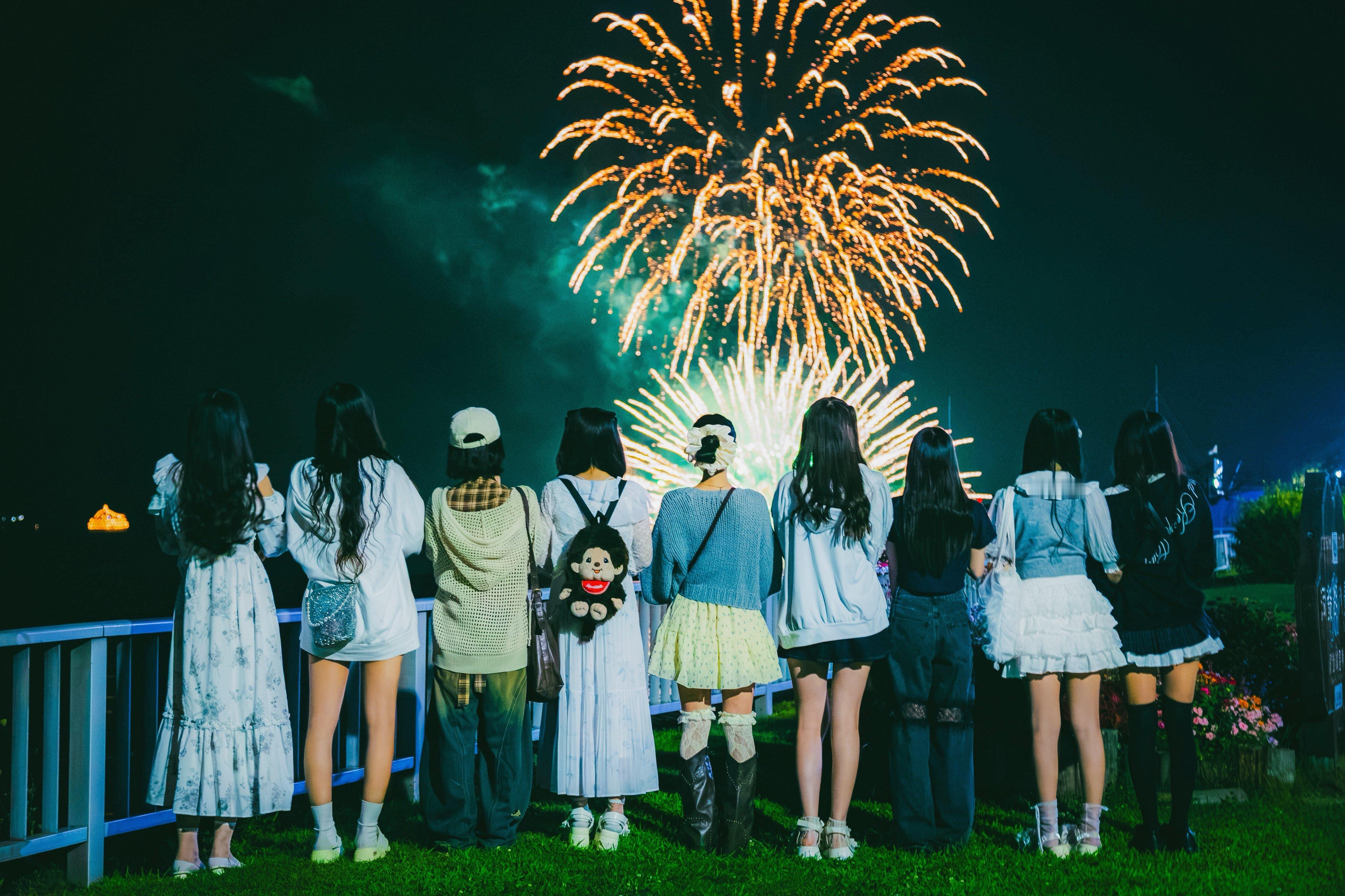 iLiFE!「夏の思い出🎆❤︎」🧡小熊まむ🩵虹羽みに💜純嶺みき🤍あいす