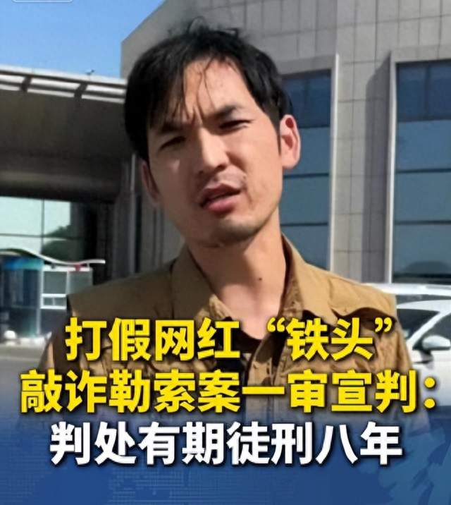 打假网红"铁头"获刑8年，敲诈生意终归翻车