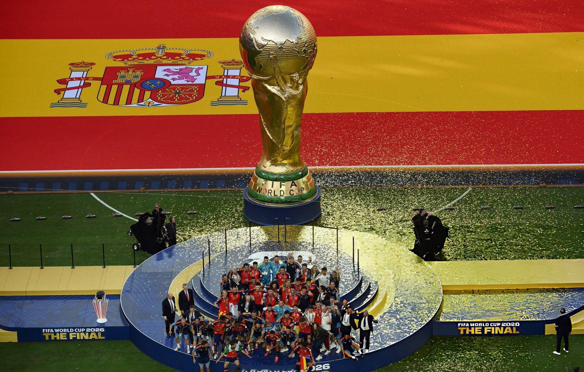 2026年美加墨世界杯结束✔️• 冠军：西班牙 🇪🇸 • 亚军：阿根廷 🇦
