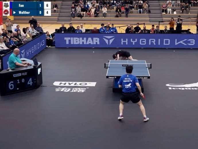 樊振东这一球请起立鼓掌 这球真的太帅了！ 