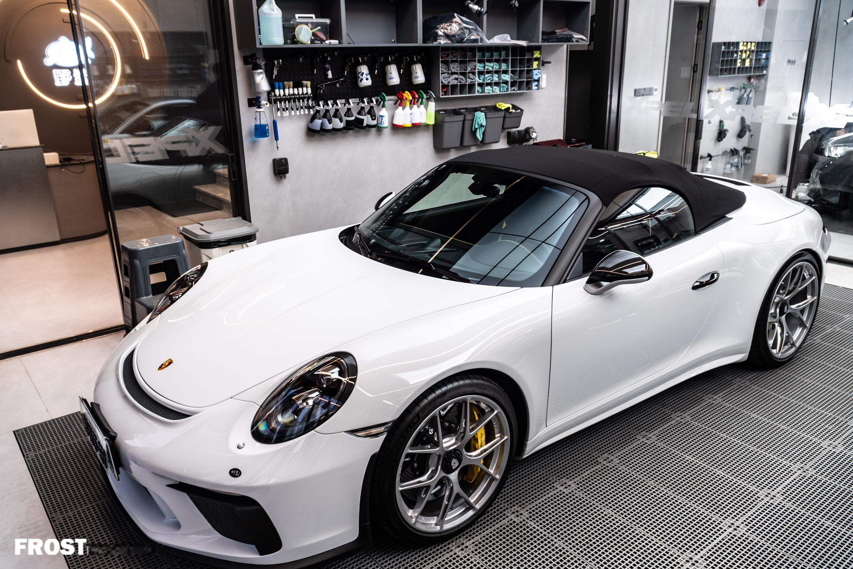 武汉最低调的保时捷，大陆只有3辆的991speedster，不知道的还以为只是个