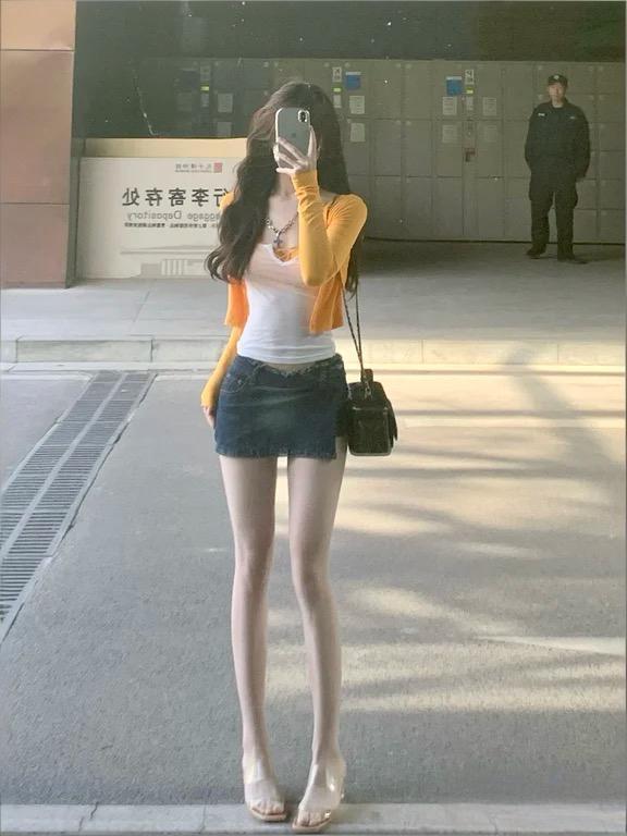 这身材穿啥都好看