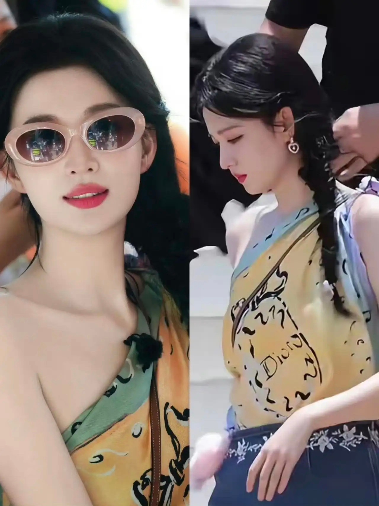 我的天，王楚然三亚路透直接美出圈！这次她是《现在就出发4》唯一女常驻，为了赶上录