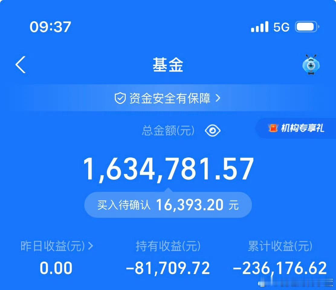 记录一下新年第一天的基金累计收益。 