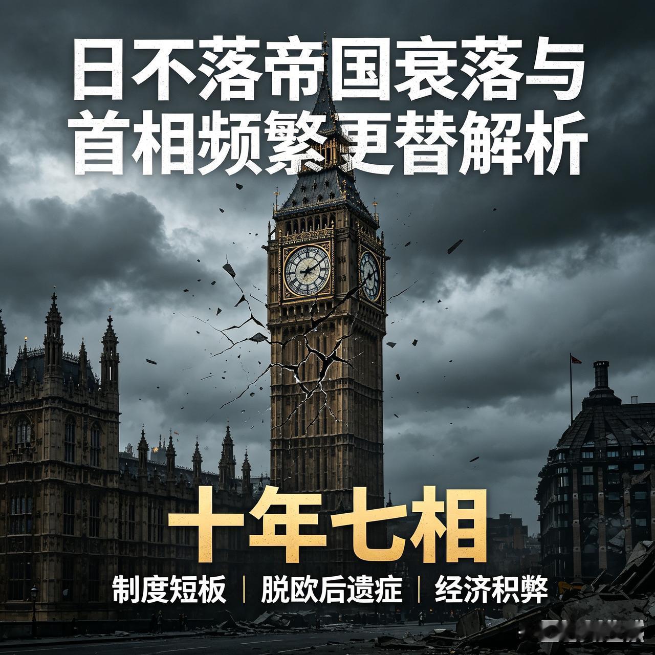 我昔日日不落帝国陨落！十年七换首相，英国彻底陷入无解死局？

曾纵横全球、号称“