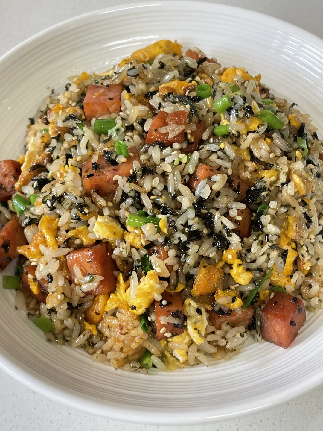 快去做，这个海苔蛋炒饭 好吃到舔饭碗‼️