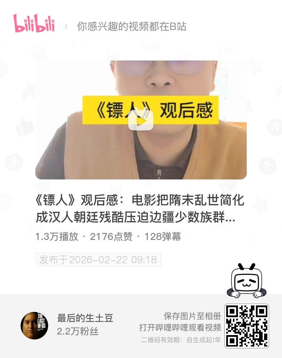 《镖人》观后感：电影把隋末乱世简化成汉人朝廷残酷压迫边疆少数族群后奋起反抗的故事