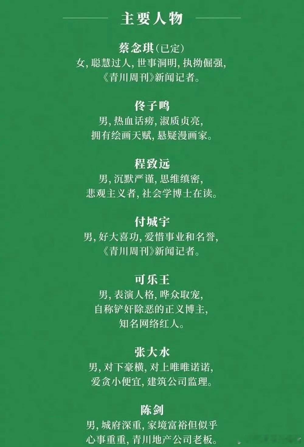 腾讯电视剧《春日回响》主演 罗云熙、蔡文静导演：牛超《要久久爱》 编剧：尹一伊、