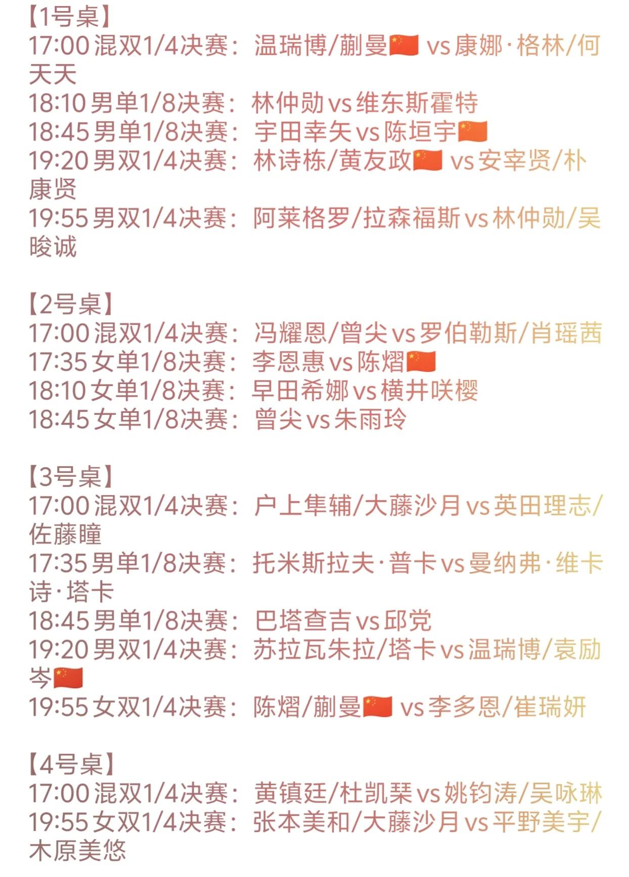 WTT萨格勒布常规挑战赛，
第一正赛日，
国乒单打方面，
女单只有陈熠一人进入到