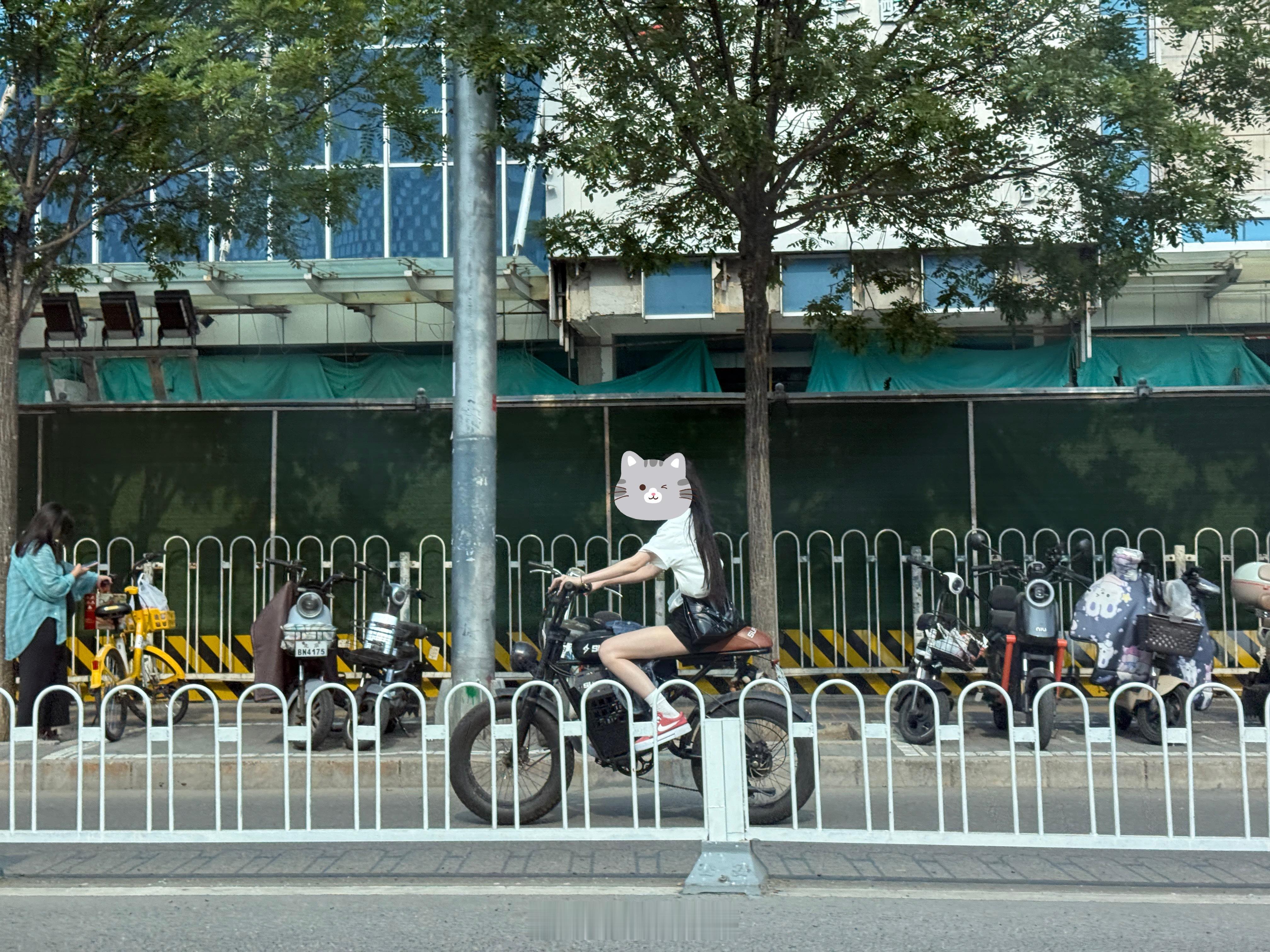 今儿和俩男的出门俩人远远的就开始讨论骑的是不是幼兽….只有我盯着人家脸和腿看[苦