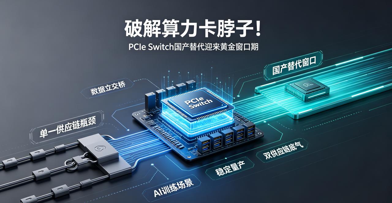 破解算力卡脖子！PCIe Switch国产替代迎来黄金窗口期
赛迪顾问最新报告显