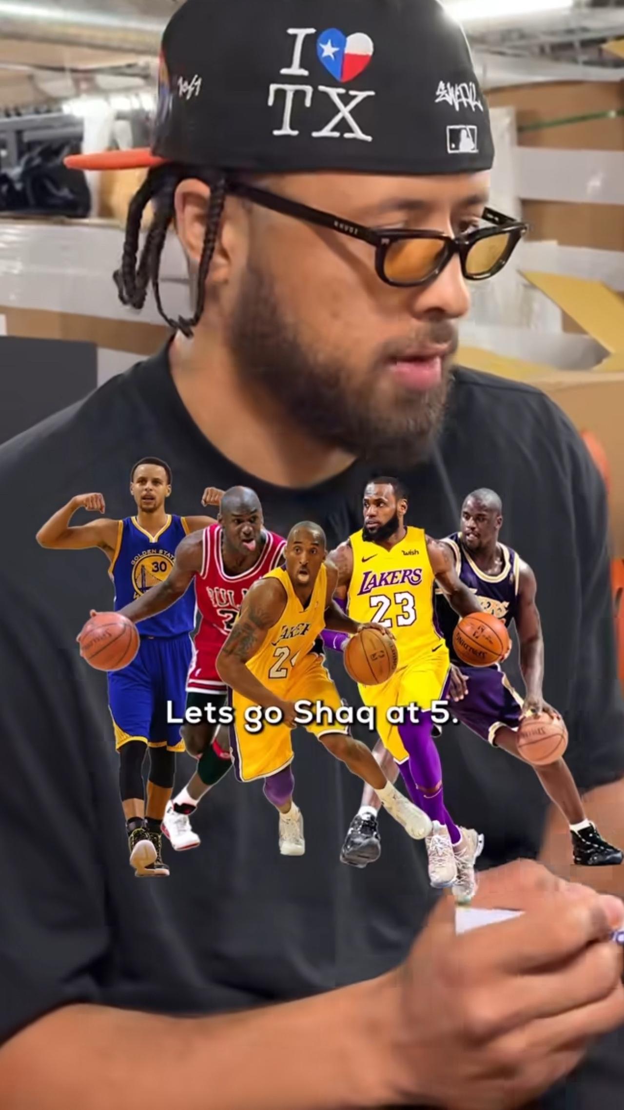 NBA历史最佳五人阵容：

控球后卫：魔术师约翰逊。他身高2.06米，却拥有出色