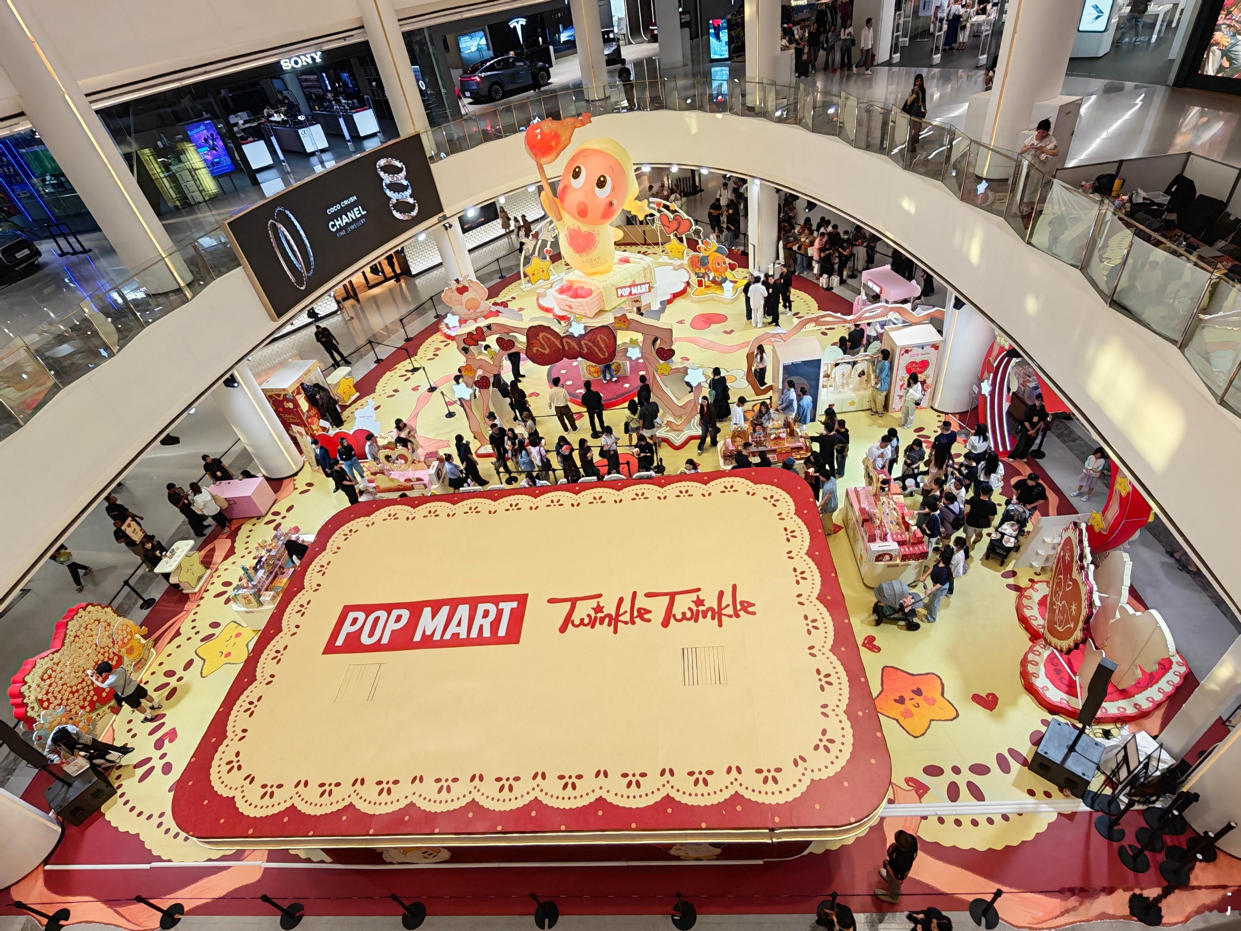 泡泡玛特正在做活动。 泰国·曼谷